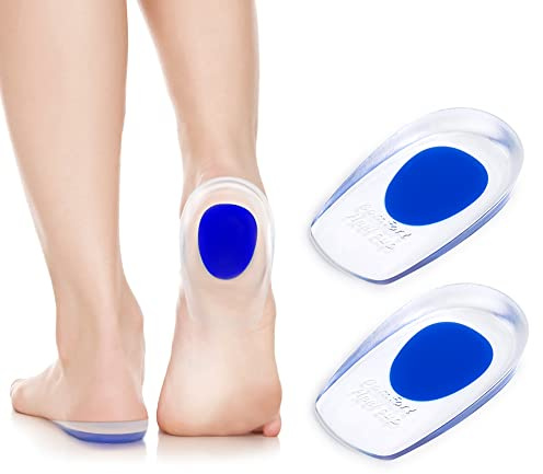 ACWOO Talonnettes en Gel, 1 Paire Talon Coussin, Semelle Talonette, Coussinets Anti-Fasciite