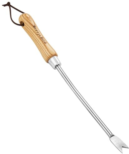 Berry&Bird Dandelion Weeding Tool Crack Weeder Manual Hand Weeder, V-Shaped Fork Easy Weed Removal & Uprooting, Garden Weed Puller Tool for Patio Lawn Yard