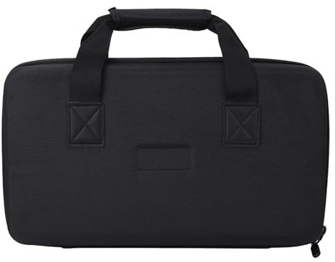 POENVFPO Sac de Rangement pour Contrôleur DJ, Fermetures à Glissière à 360 °, Rembourrage en Mousse, étui de Rangement Rigide Portable