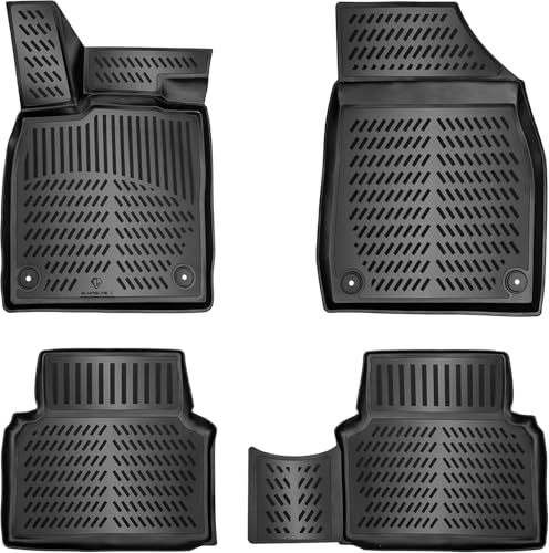 ELMASLINE 3D Tappetini Gomma per Dacia Duster 3 - | 2024-2026 | Compatibile con: (Mild Hybrid) | Bordo Extra Alto | Tappetini Auto