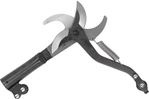 Tijeras de podar de doble cabezal, de acero, para jardín de altura, tijeras para cortar plantas y ramas de árboles.