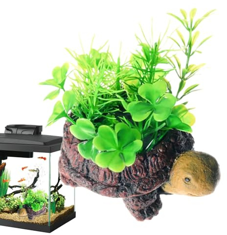 Generico Pietra Porosa per Acquario | Pietra A Bolle A Forma di Tartaruga in Resina Silenziosa - Aeratore Decorativo per Paesaggio Sottomarino,per Stagni Secchi e Decor per Casa e Ufficio