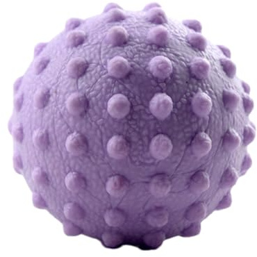 Palla massaggiante – Pallone da massaggio spinoso, fascite plantare, massaggiatore per yoga, massaggiatore muscolare, accessorio fitness portatile per yoga, fitness, allenamento