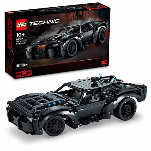 LEGO 42127 Technic THE BATMAN – BATMOBILE Model Car Building Toy, 2022 Movie Set, Superhero Gifts for Kids and Teen Fans with Light Bricks