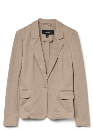Vero Moda Femme Vmjulia JRS Noos Blazer, Silver Mink, 40 EU