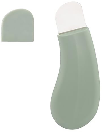 DABAOOU Blackhead Remover Tools Nose Scraper Pore Cleaner, Silicone Nose Blackhead Remover Skin Scraper for Face Women Men Metal Extractor Plastic Blackhead Shovel