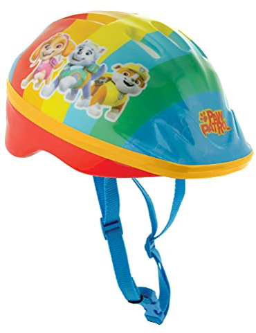 Paw Patrol Kids Bike Helmet Officially Licensed Character Design Robust EPS Inner Material, Adjustable Size, Ventilated Shell for Cooling Suitable for Head Sizes 48-52cm