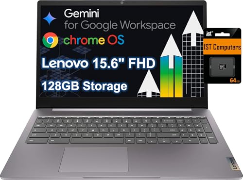 Lenovo IdeaPad Flex 3i Chromebook 2 en 1 2024 (pantalla táctil FHD de 15.6 pulgadas, Intel Pentium N6000, 8 GB de RAM, 256 GB de almacenamiento (eMMC de 128 GB + tarjeta SD de 128 GB)), laptop para