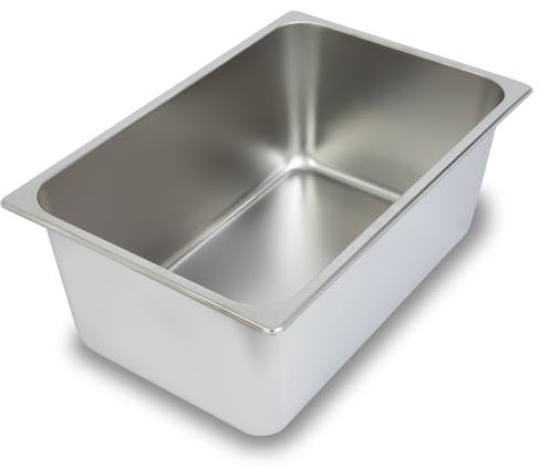 vertes Contenitore GN 1/1 Gastro Norm Gastronorm (acciaio inox, profondità 200 mm, igienico, inossidabile, resistente ai graffi, resistente alle temperature da -40° a +300°C, per Bain Marie)