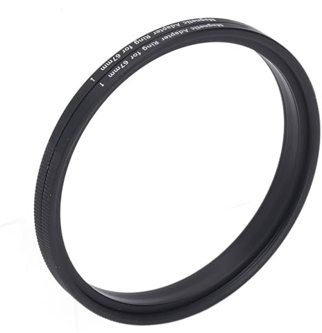 Anneau Adaptateur de Filtre à Lentille Magnétique de 67 Mm, Anneau Adaptateur de Filtre Magnétique pour Convertir Le Filtre fileté en Filtre Magnétique