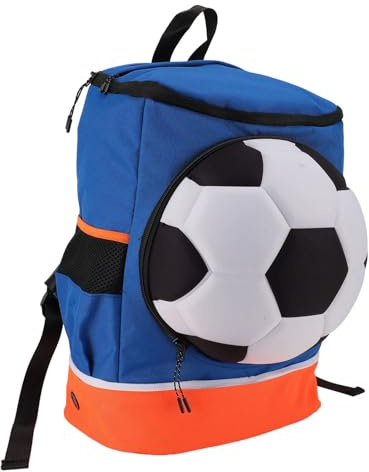 Zaino da Calcio, Borsa da Allenamento Multitasca con Scomparto per Palloni, Scomparto per Scarpe per attività, Borsa da Calcio per (Taglia per Bambini (Adatta per palloni di