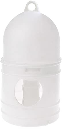 Bebedero para mascotas Bebedero de agua para loros y mascotas con de transporte Capacidad 1L Alimentador de agua para pollos Suministros para aves para mascotas Bebedero para pollos Suministros de