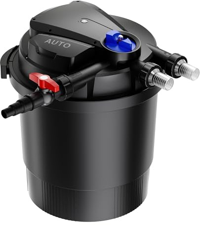 SunSun CPA-20000 Druckteichfilter 12.000 l/h / 36 W UVC Einheit, Teichdruckfilter für Teiche bis 40.000 Liter, Teichklärer, Filteranlage