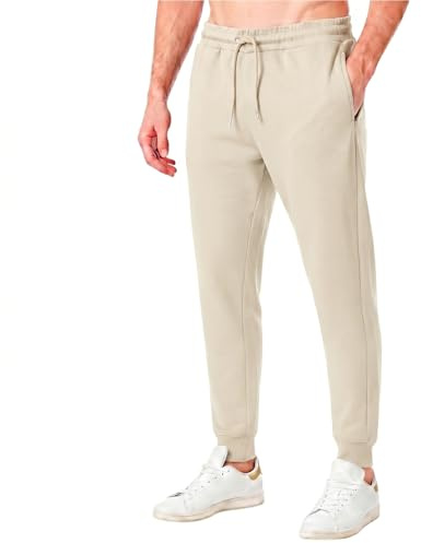 RIPT Essentials RCPNT764 Joggingbyxor för män Soft Touch Loungewear träningsbyxor joggingbyxor joggingbyxor, Sand, XL