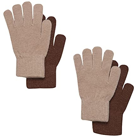 Celavi Unisex Baby Magic Gloves Fingerhandschuhe, Tortoise Shell, 7 Jahr EU