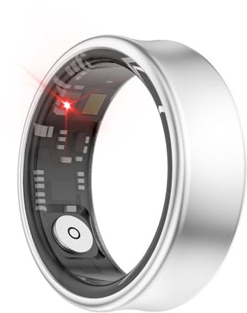 LYEAA SR05 Health Fitness Smart Ring, Waterproof, Bluetooth 5.1, Heart Rate, Blood Oxygen, Stress & Sleep Tracking for Android iOS