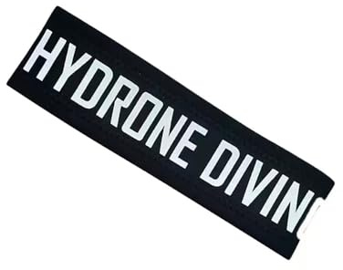 Hydrone Diving Headband 2mm Neoprene Scuba Hairband Elastic Non-Slip Swimming Headband Workout Sweat Bands for Women Men Children Scuba Dive Snorkeling Swimming Surfing (Black)