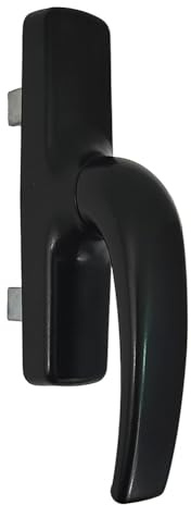 Maniglia cremonese universale Opera per finestra in alluminio e PVC - Nero