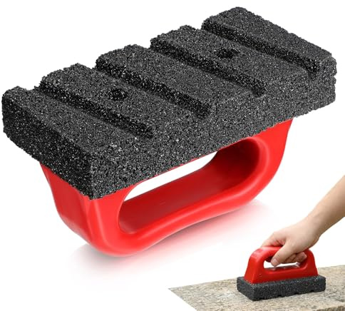 BIUDECO Herramienta para Frotar Ladrillos y Bloque de Molienda Manual en ABS para Limpieza y Reparación en Obras de Construcción