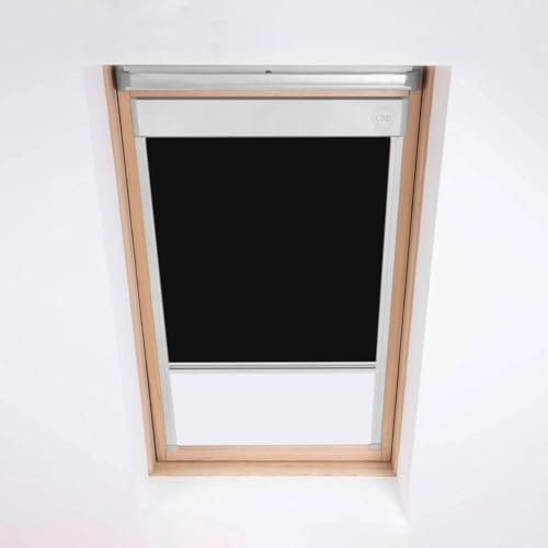 Classic Roof Blinds für VELUX Dachfenster Verdunkelungsrollo Fenstercode FK06 Schwarz