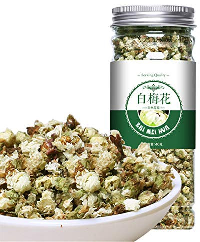 Chinois Herbal Tea Fruit Fruit Tea Rose Tea En Conserve Soie Dorée Chrysanthème Embouteillé Nouveau Thé Parfumé Soins De La Santé Fleurs Thé Thé Vert Alimentaire Vert (40g White Plum Blossom)