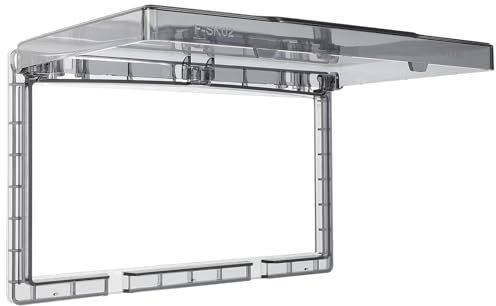 OATIPHO Copertura Impermeabile Per Presa Elettrica Coperchio Adesivo Ultra Sottile Per Interruttore Design Facile Da Installare Per Bagno E Cucina 2Pcs