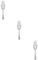 JECOMPRIS 3pcs Absinthe Spoon Hollow-Out Stainless Steel Dripper Smooth Handle Elegant Cocktail Accessory for for Home Bar and Restaurant Use and Deformation Resistant
