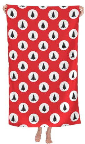 Herren Damen Kinder Badetuch Großes Strandtuch „Frohe Weihnachten“ Saunatuch Personalisiert Reisehandtuch Lustige Microfaser Handtücher Für Spas Duschen Schwimmen