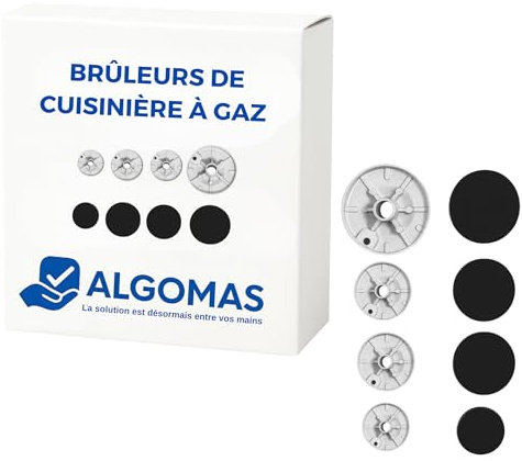 ALGOMAS® Quemadores de Cocina de Gas Universales | Aleación Resistente y Llama Estable | Mejora Rendimiento | Repuesto para Uso Diario | Compatibles con Bosch Balay Teka Siemens