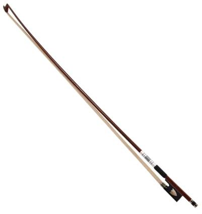 Arcos de violín de tamaño completo 4/4, poste de arco de violín de madera, núcleo de fibra de carbono, piel híbrida de Peranmbuco, accesorio de instrumento de cuerda ligero