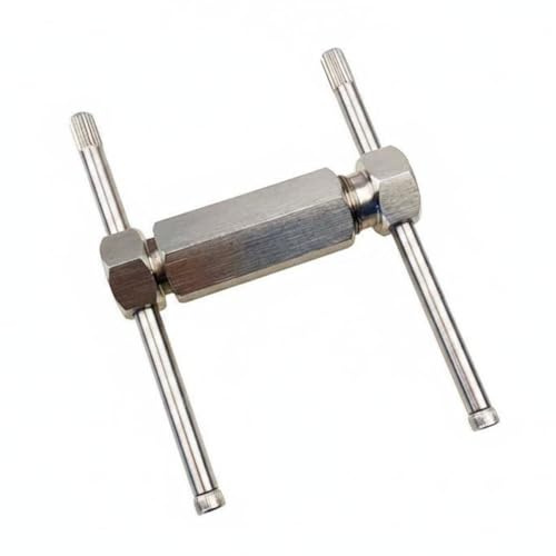 rockible Snooker Presse Queue Spitze Pressa Metallo Strumento Compatto Controllo Riparazione Adatto per Manutenzione Attrezzi Sport Biliardo
