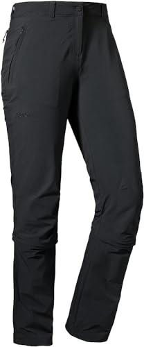 Schöffel Pantaloni Engadin1 Zip off, Pantaloni Elastici da Donna con Funzione Zip off, rinfrescanti e ad Asciugatura Rapida, per Donne e Donne