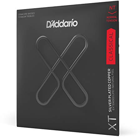 D'Addario XTC45TT, cordes XT Dynacore titane pour guitare classique, tension Normal