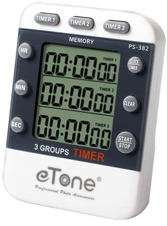 Digitaler Dunkelkammer-Timer-Zähler 3-Kanal-Triple-Filmentwicklungs-Countdown