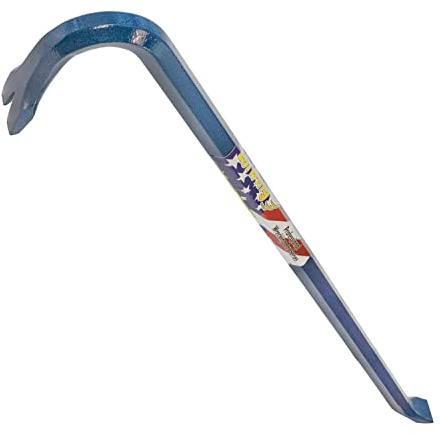 ESTWING Gooseneck Wrecking Bar - 3/4 x 36 USA Made Pry Bar with Angled Chisel End & Forged Steel Construction - EWB-36