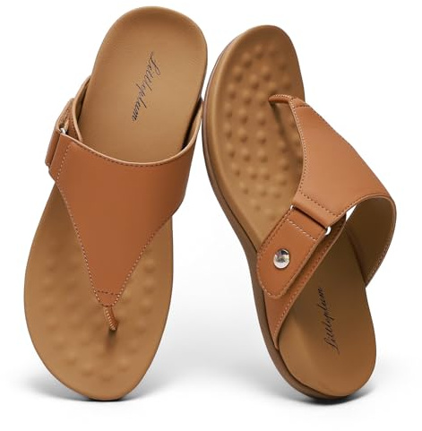 Littleplum Women's Orthotic Slides Slip on Slippers Ladies Sandals Arch Support Sandals for Women