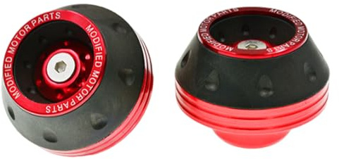 Scooter Frame Sliders - 2pcs Universal Aluminum Alloy Crash Protectors, 15mm Hole Anti-Collision Cups for Motorcycles and E-Scooters, Accessory Case Falling Guard, for Moped and Motorbike Safety