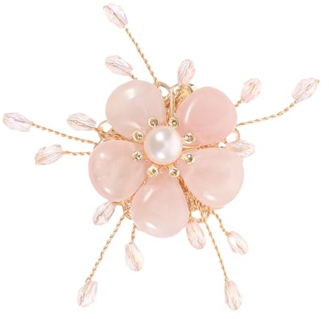 WESIEVYA Körsbärsblomsbrosch Rosa - Moderiktig Pärlblomsnål med Kavajslag för Festbal Eleganta Accessoarer - Japansk Blombrosch för Alla hjärtans dag-bröllop