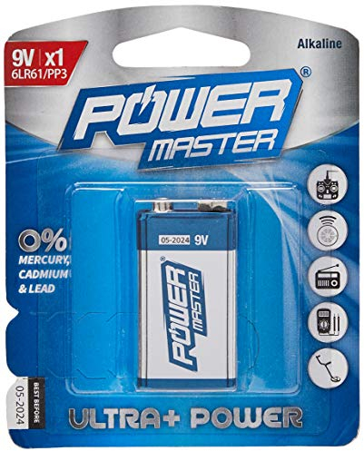 Powermaster 531078 Batterie Alcaline 9 V Super 6LR61