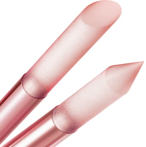 Glas Nagelhautschieber Nagelfeile – Manikürestäbchen, Professionelle Präzisionsfeile Hautschieber für Nagelhaut, Schleifoberfläche nutzt sich nie ab, echte tschechische Qualität von Gladzy