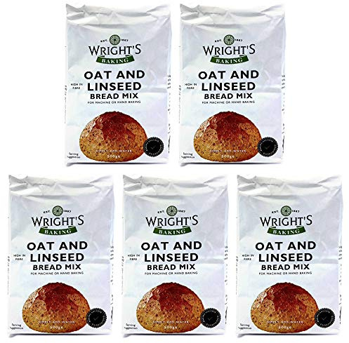 Wright's Baking Oat & Linseed Bread Mix 500g (Pack of 5)