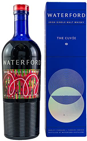 Waterford I The Cuvée I Irish Single Malt Whisky I 700 ml I 50% Vol. I Geschenkbox I Noten von roten Äpfeln und Kaffeekuchen