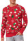 iClosam Herren Weihnachts Pullover Rundhals Strickpullover mit Festlichen Sternchen Gemütlich und Stylisch