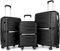TAN.TOMI Koffer Set 3 Teilig Hartschale, Kofferset, Gepäck-Sets mit 4 Spinnerräder Leicht Trolley Hartschalenkoffer mit Passwortsperre PP Material Suitcase Rollkoffer
