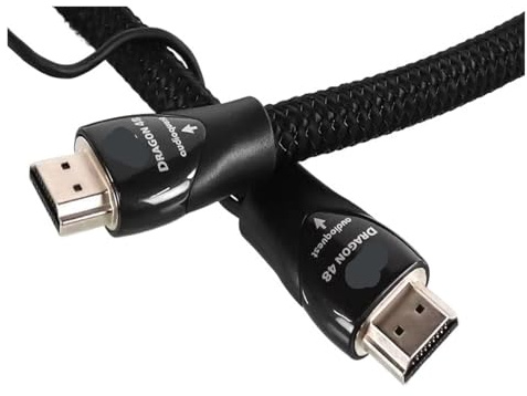 Compatible Avec Dragon, Câble HDMI 48 8K 10K PSS Argent EARC HD AV TV 48 Gbps 2.1.(2m)