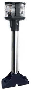 Båtljus, 11 1/2 tums allround- och mastljus Soffit/LED akterankarmastlampa i rostfritt stål(01113-LLD LED light)