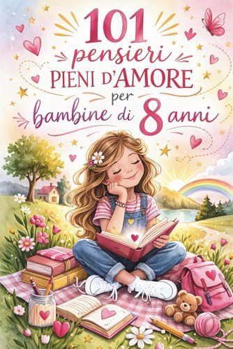 101 pensieri pieni d’amore per bambine di 8 anni: Il regalo speciale per l’8° compleanno – pieno di coraggio, gioia e cuore