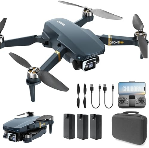 Drone with Camera 4K for Beginners, 2650ft (800m) Control Range, Super Endurance Foldable WiFi Quadcopter with Brushless Motor, 84 Mins Flight Time (3 Batteries), Auto Hover & Auto Follow