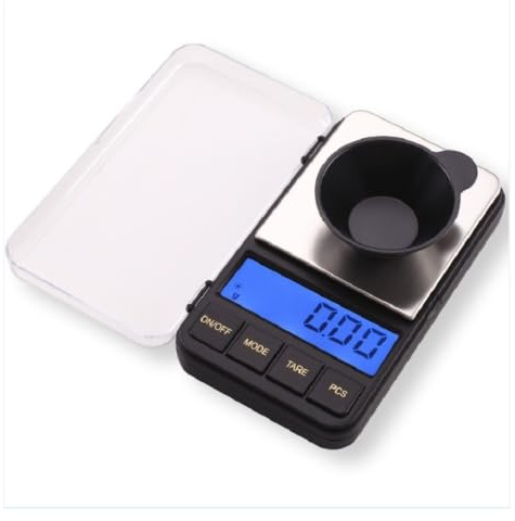 Digital hängvåg Högprecision digital ficksmyckesvåg 0,01 g Mini Bärbar Carat Balansvägning Krankrok för tung drift(1kg/0.1g)