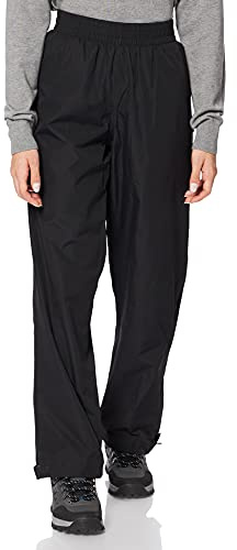 Killtec Tira Killtec pantalón Impermeable Tira para Mujer - sobrepantalón con Cremallera en Las Rodillas - pantalón Impermeable - 100% Impermeable y Transpirable, Mujer, Black, 46